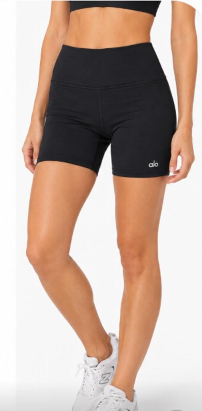 alo Airbrush 6" Yoga Shorts Size Small